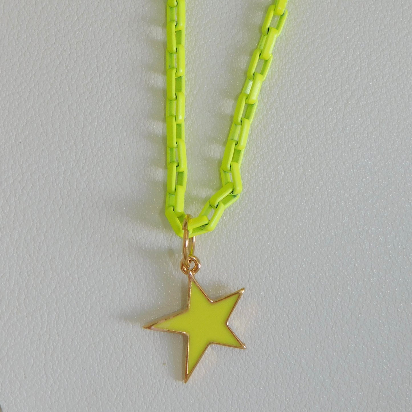 Enamel Star Charm Necklaces