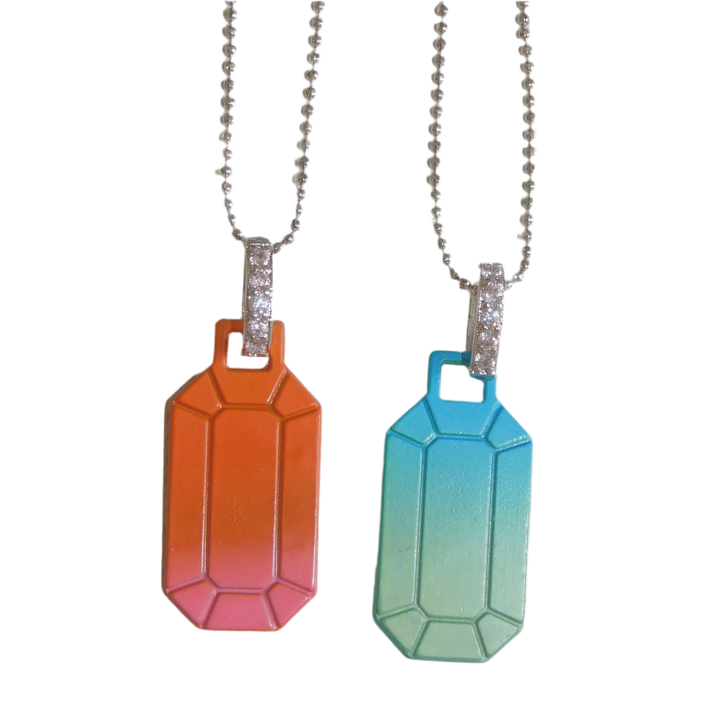 Ombré Dog Tag Necklace