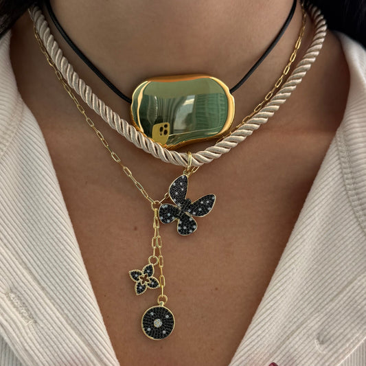 Rope Stone Adjustable Choker