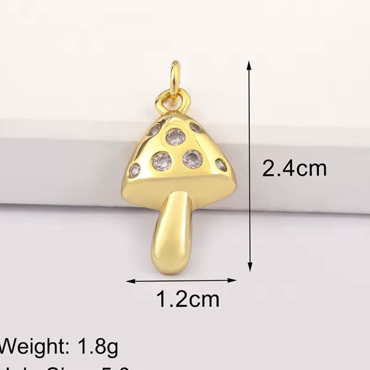 Mini Studded Mushroom