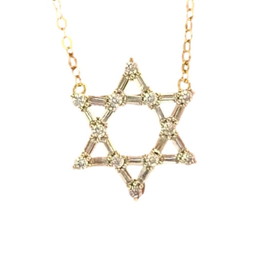 Jewish Star Necklace