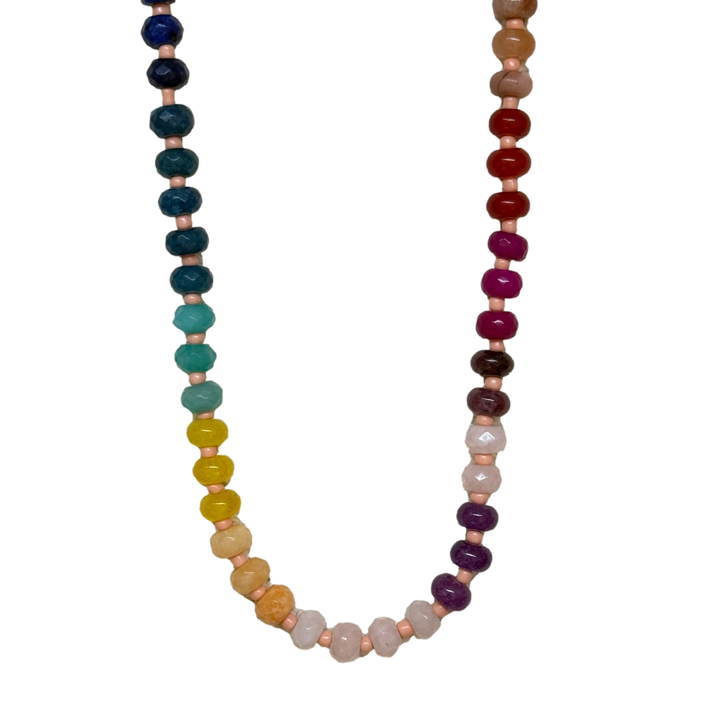 Beaded Rainbow Choker