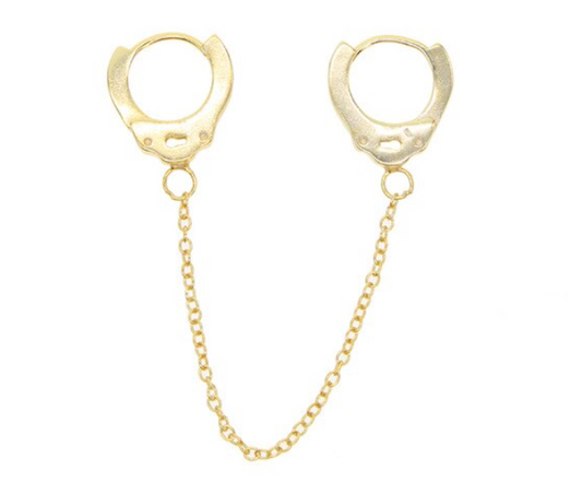 Handcuff Double Earring