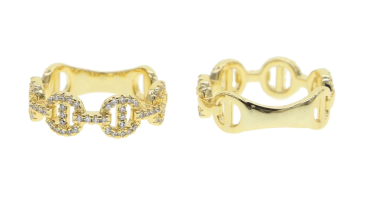 Chain Pave Ring