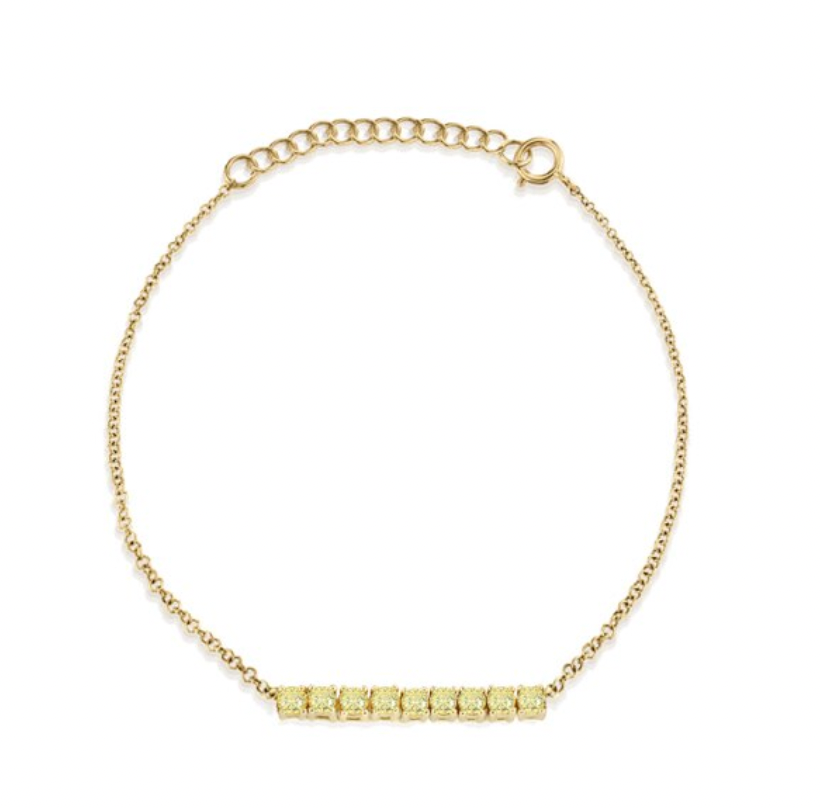 Diamond Bar Bracelet