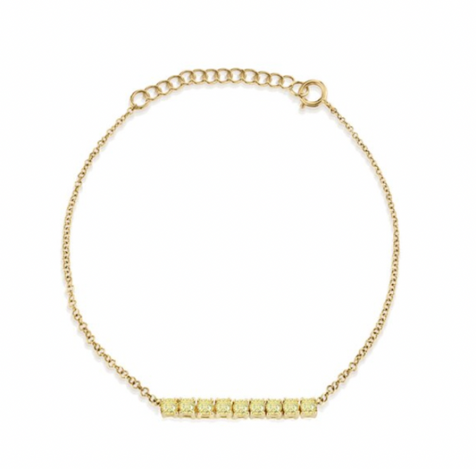 Diamond Bar Bracelet