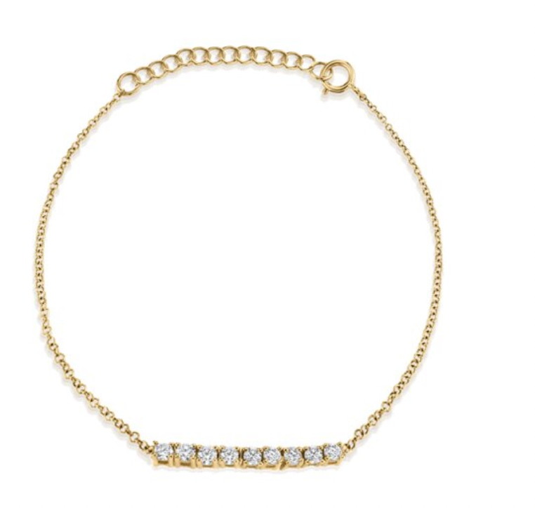 Diamond Bar Bracelet