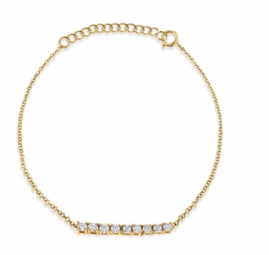 Diamond Bar Bracelet