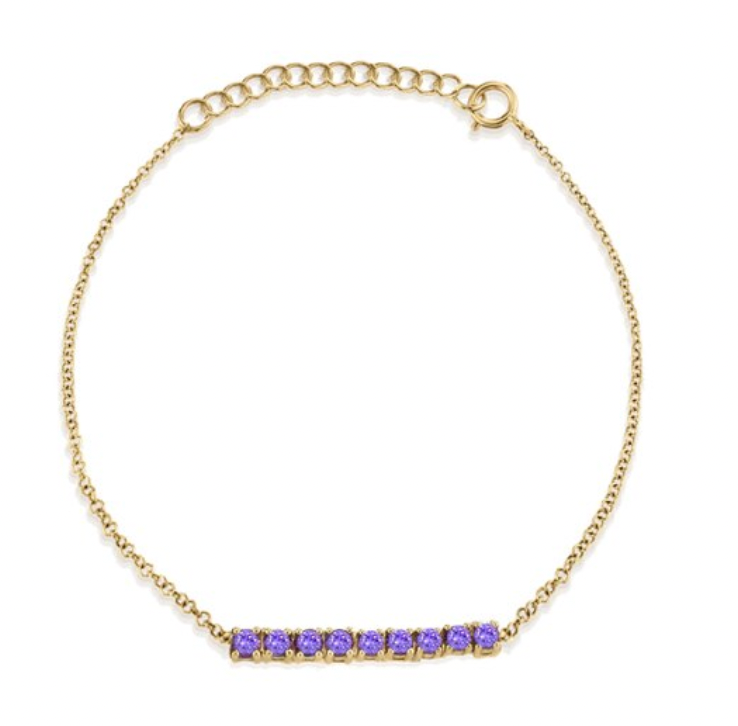 Diamond Bar Bracelet