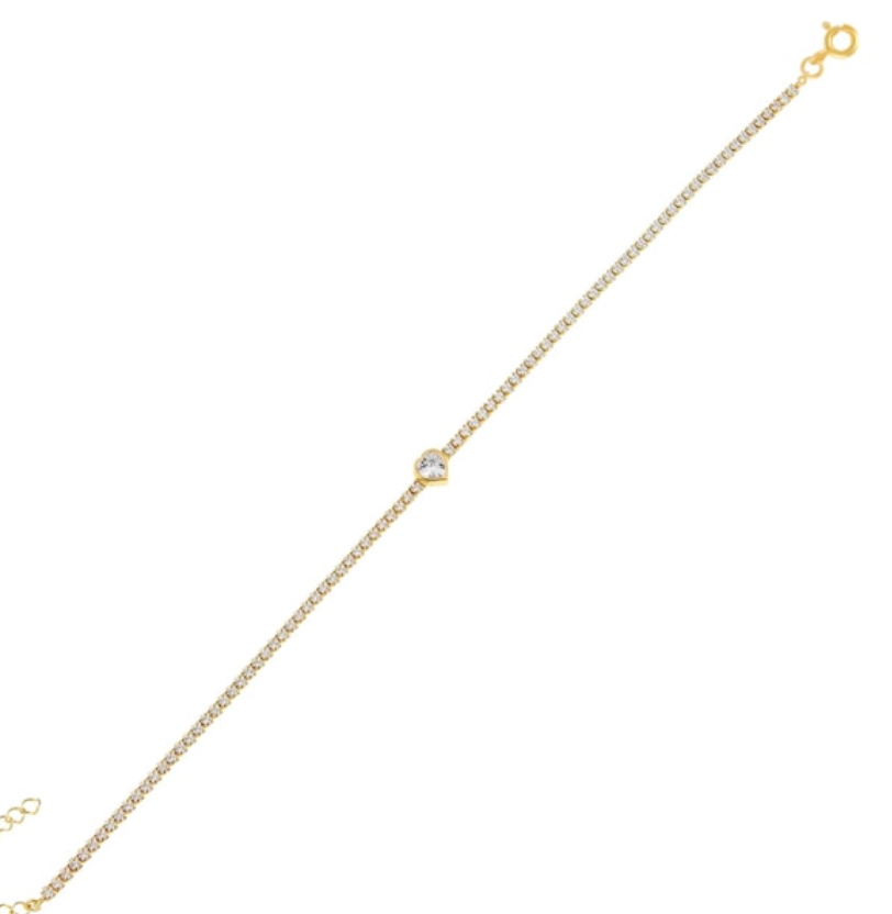 Geometric Tennis Bracelet