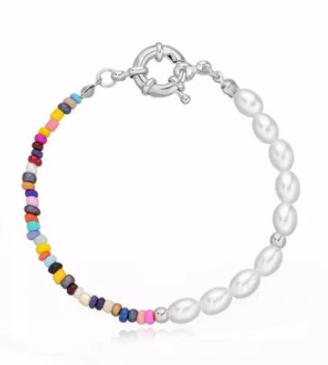 Locket Rainbow Bracelet