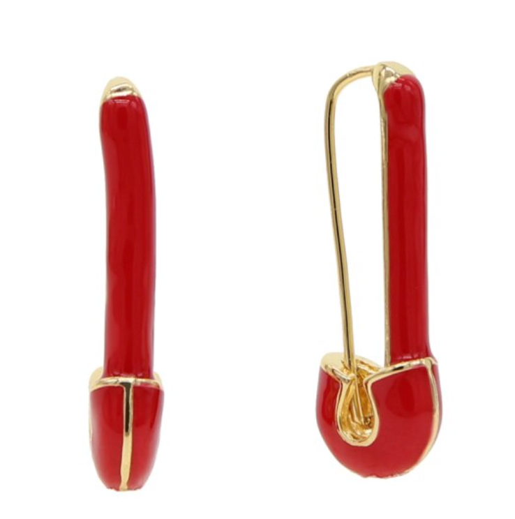 Enamel Pin Earrings