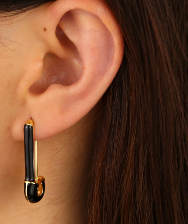 Enamel Pin Earrings