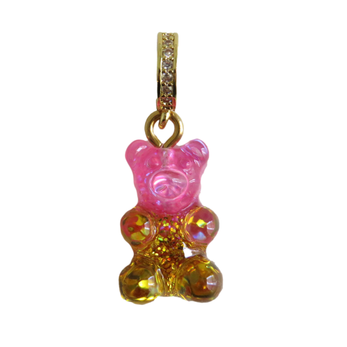 Tie Dye Gummy Bear Charms