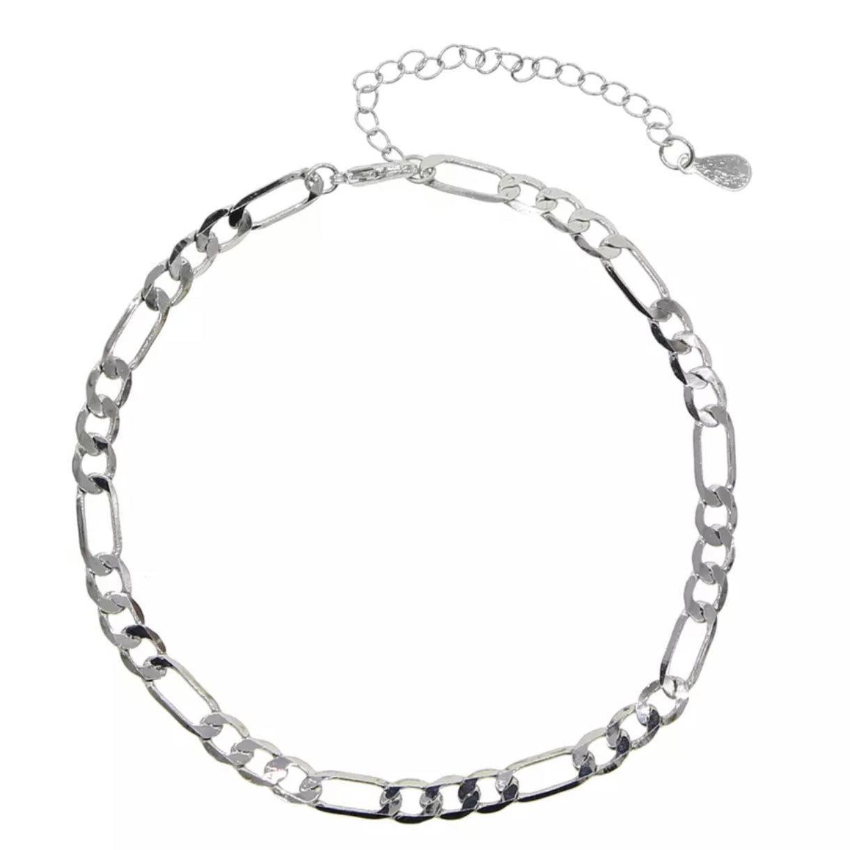 Silver Chain Anklet
