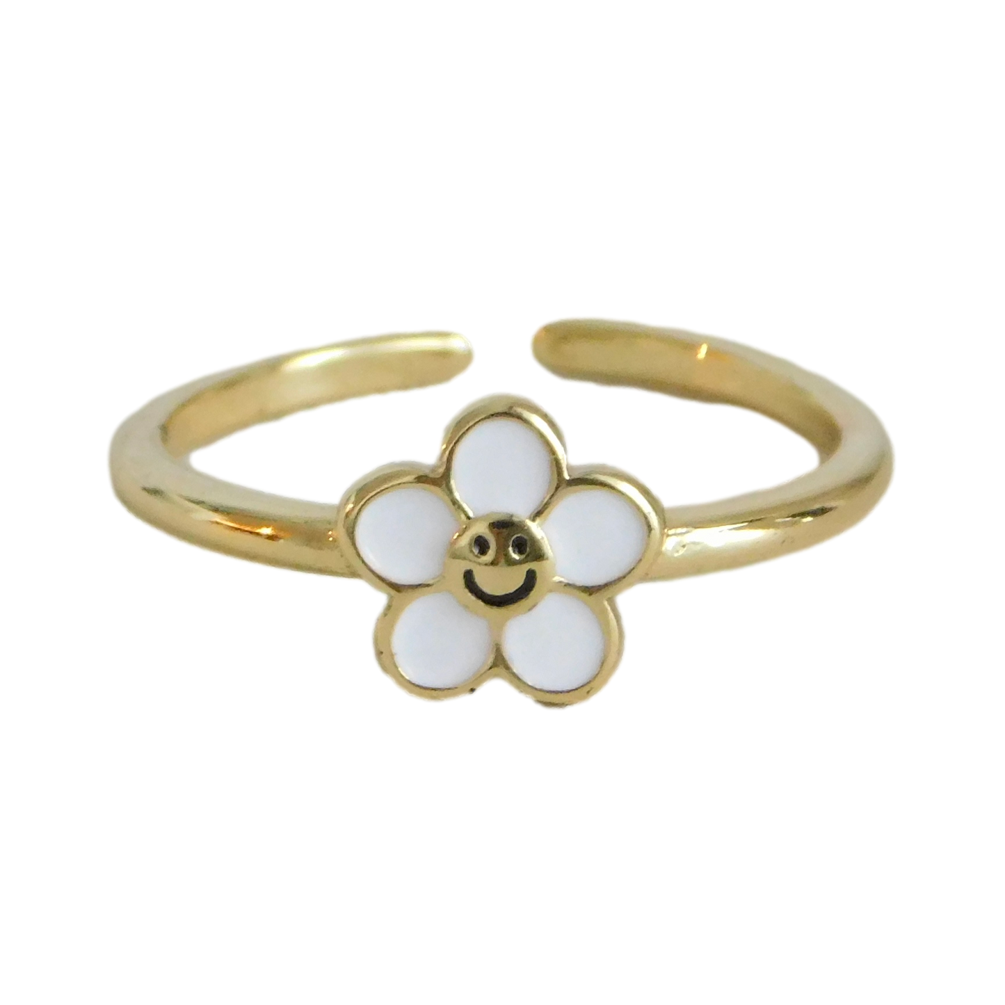 Enamel Flower Ring