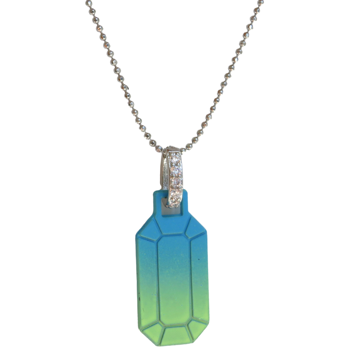Ombré Dog Tag Necklace