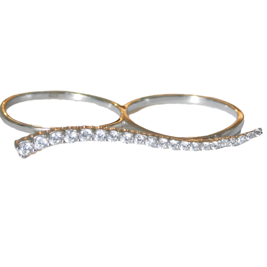 Two-Finger Wave Ring