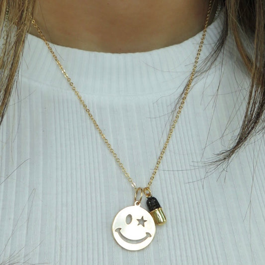 Happy Pill Necklace