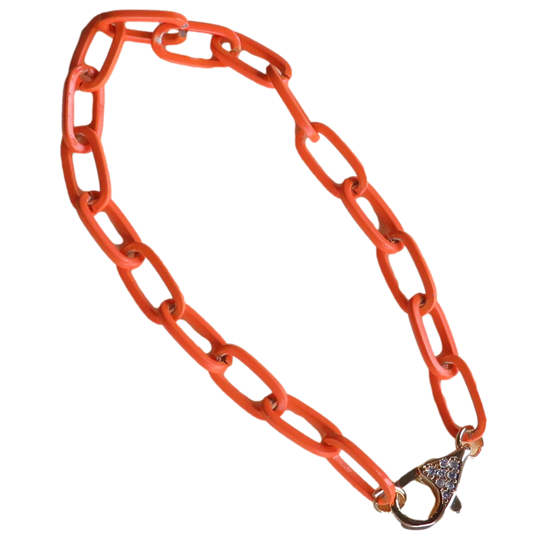 Enamel Clasp Bracelet