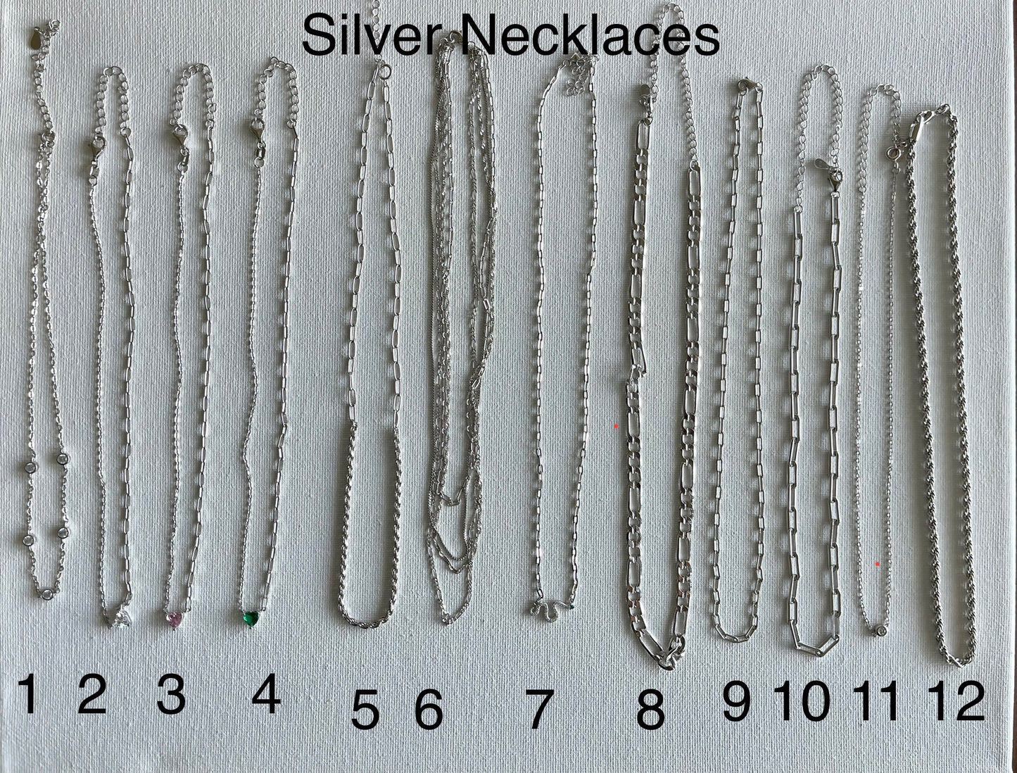 Silver Necklaces