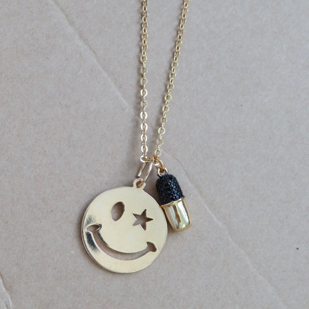 Happy Pill Necklace
