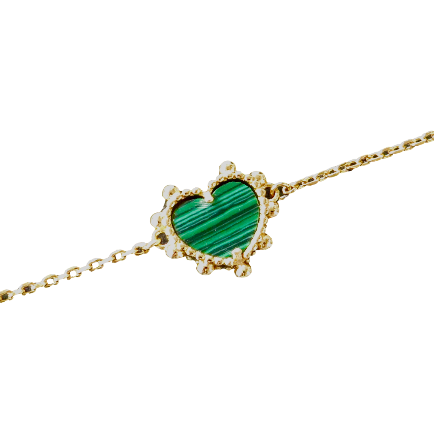 Green Heart Bracelet