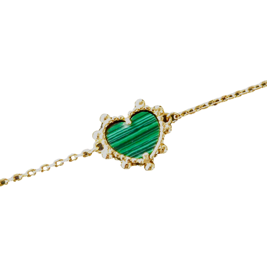 Green Heart Bracelet