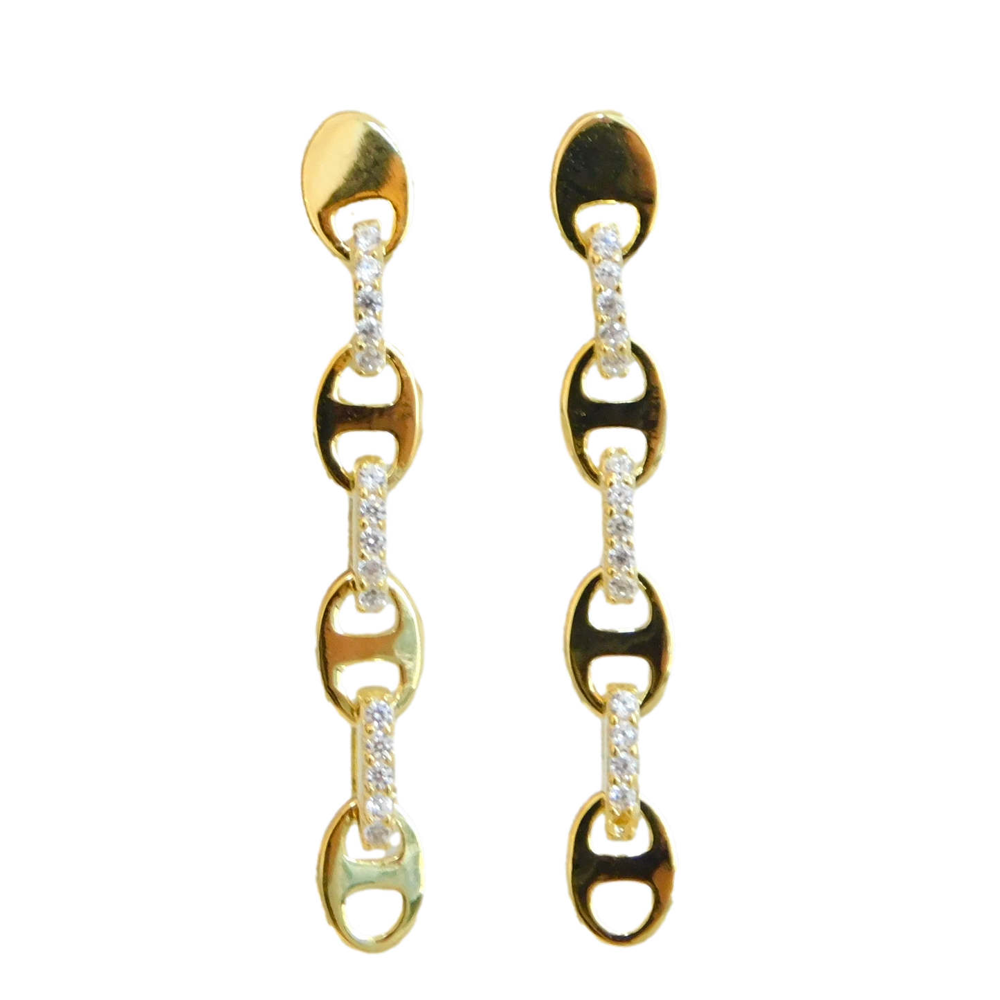 Drop Link Earrings