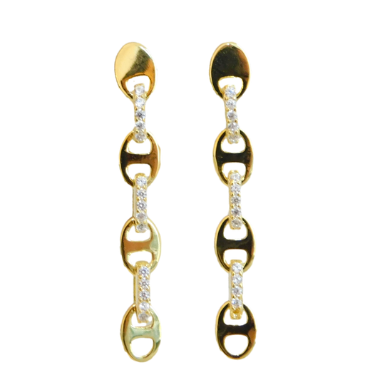 Drop Link Earrings