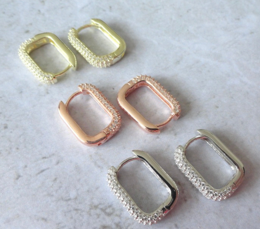 Half Half Rectangle Hoops