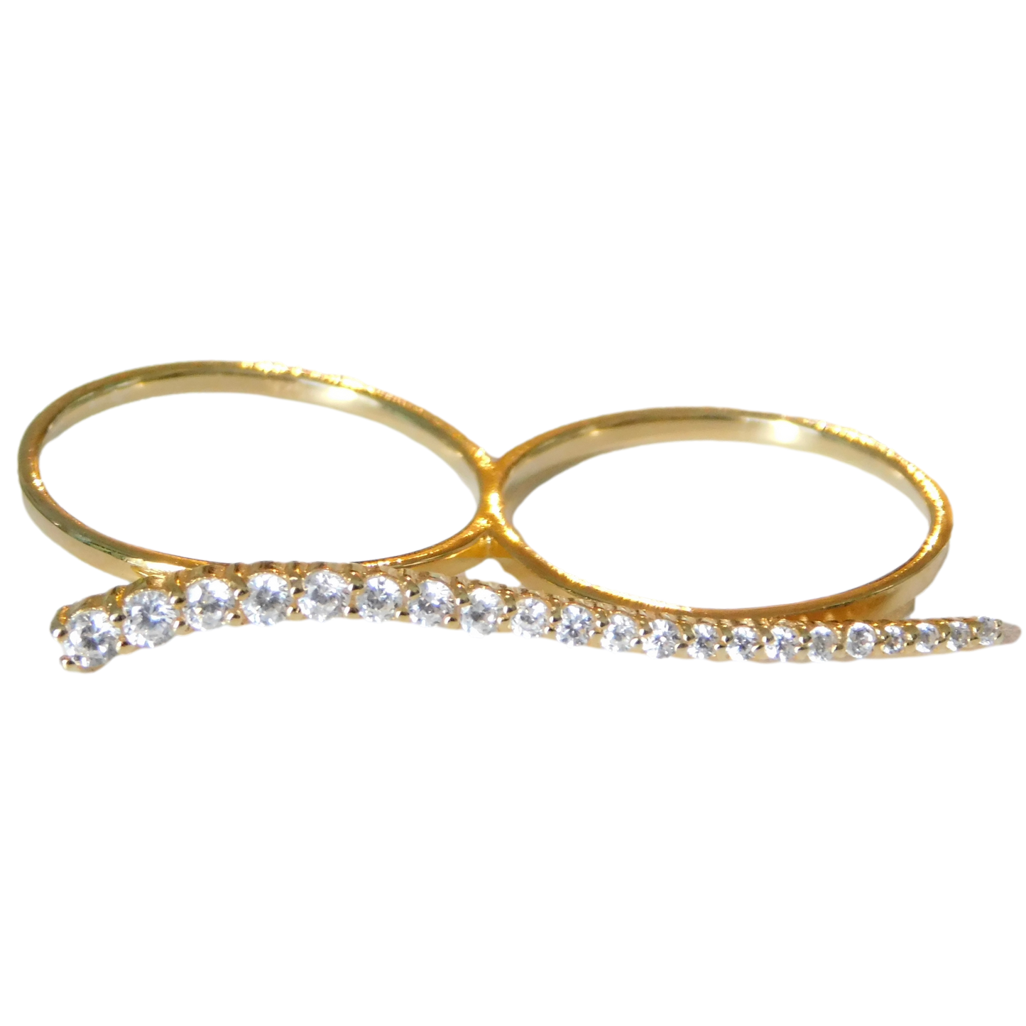 Two-Finger Wave Ring