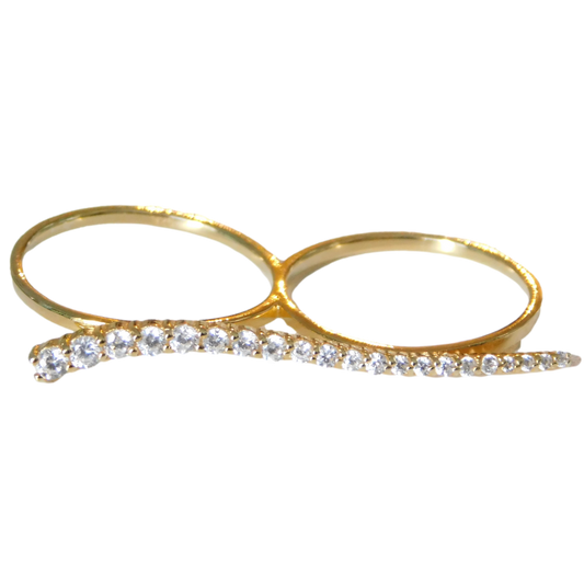 Two-Finger Wave Ring