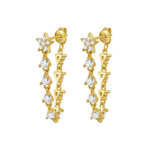 Star Tassel Earrings