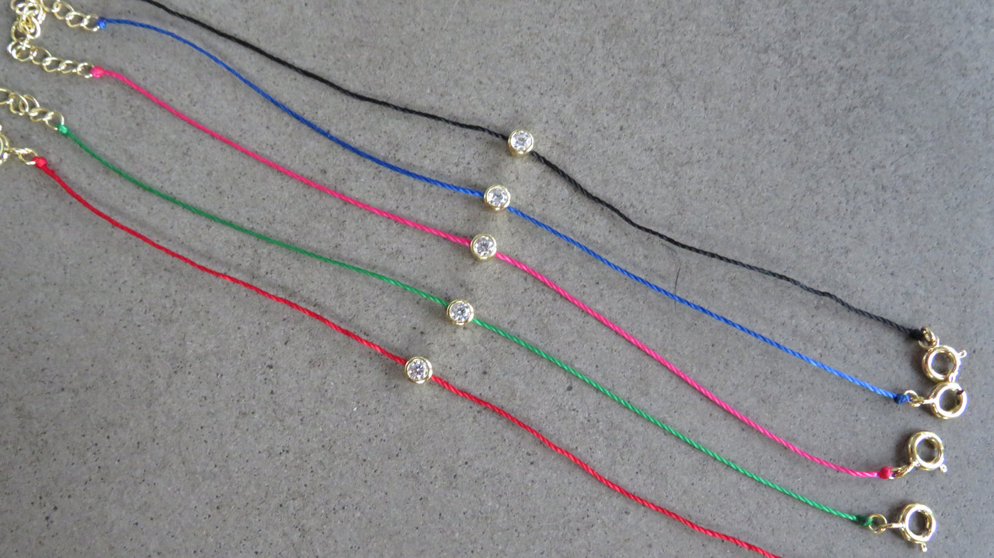 Bezel Rope Bracelets