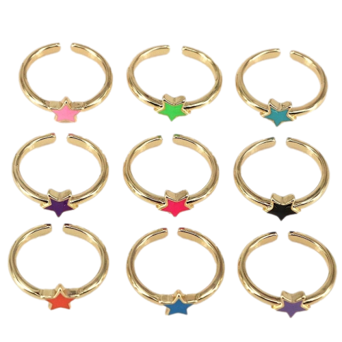 Star Enamel Ring