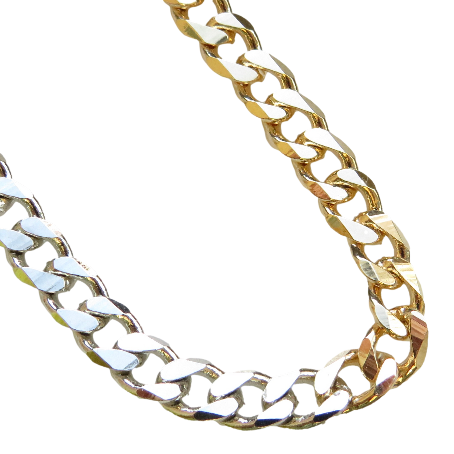 Two Toned Curb Necklace