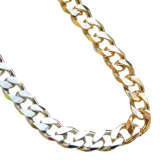 Two Toned Curb Necklace