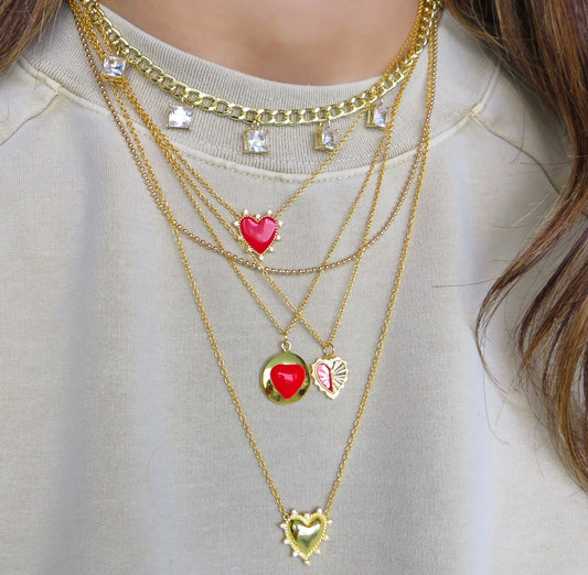 Split Heart Necklace