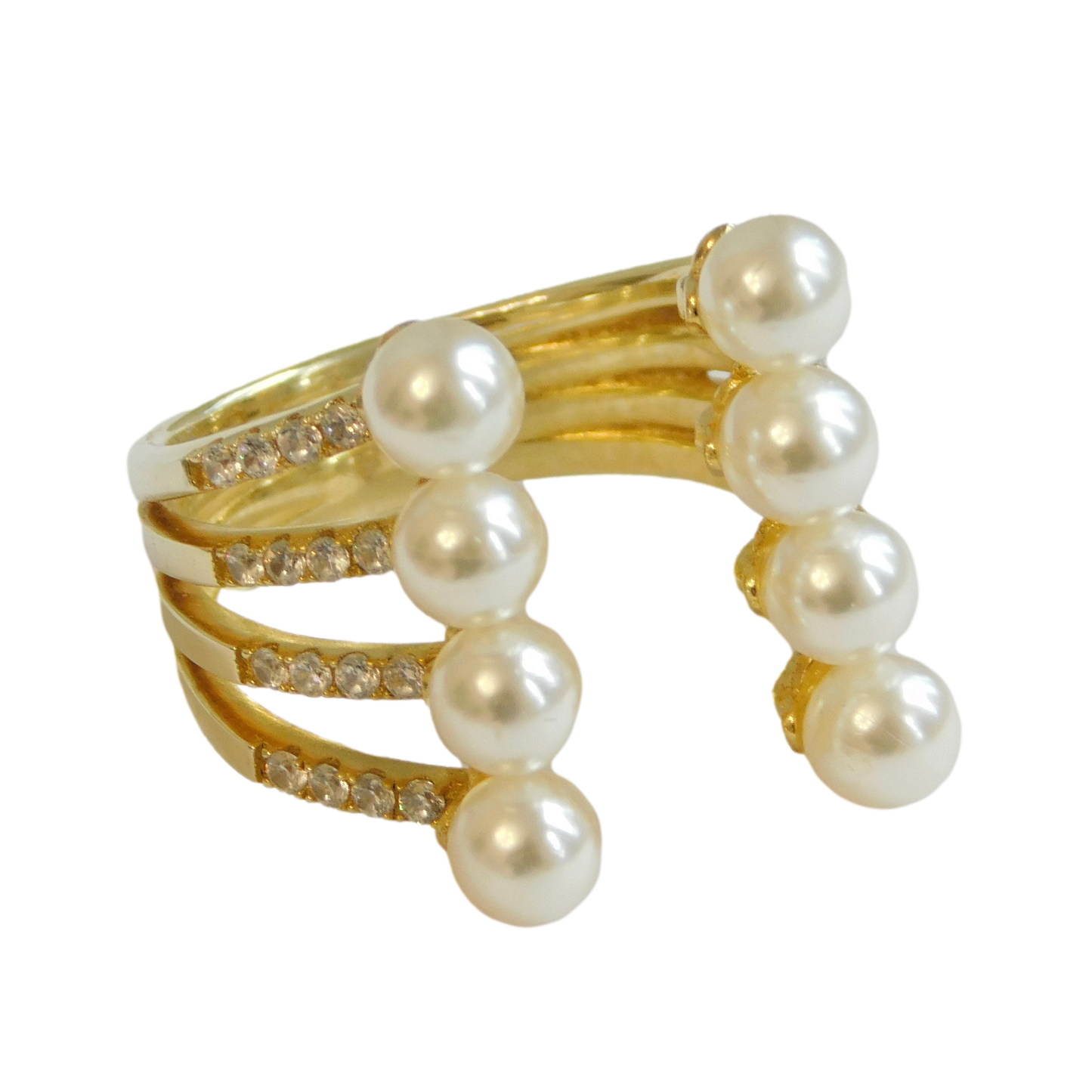 Open Pearl Fancy Ring