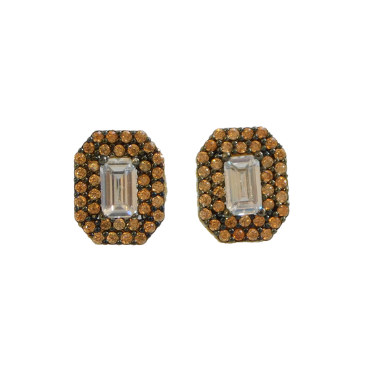 Brown Gem Studs