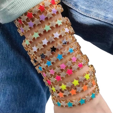 Enamel Star Bangles