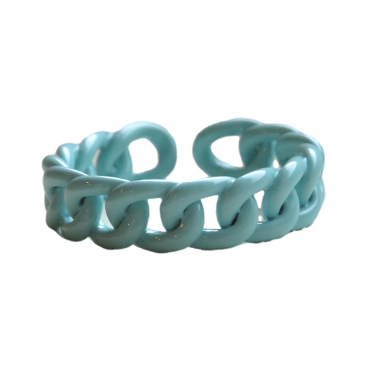 Thick Braided Enamel Rings