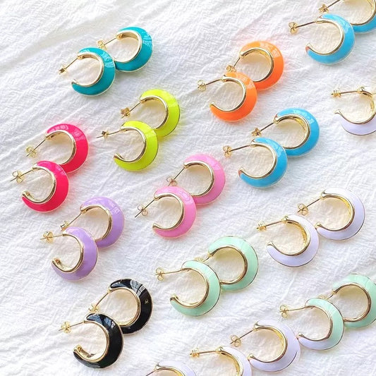 Enamel Hoops