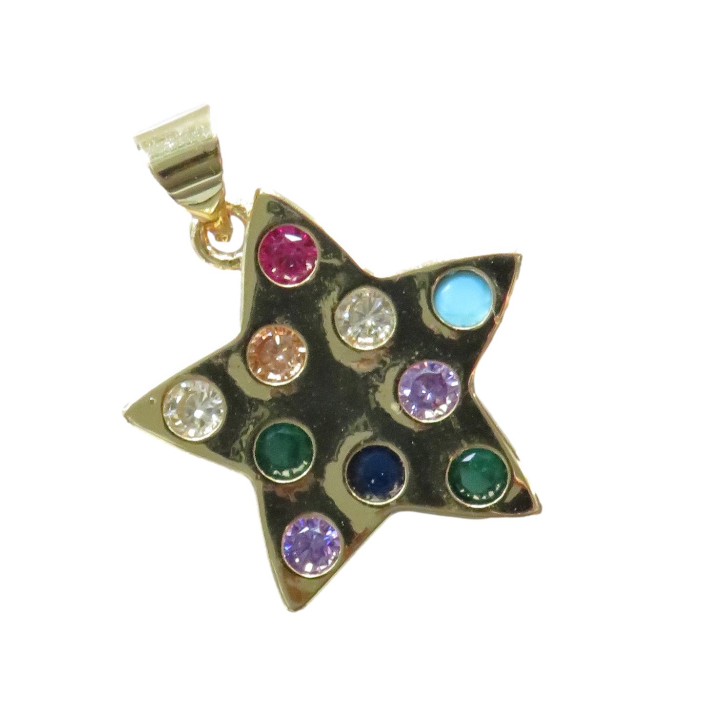 Rainbow Star Charm