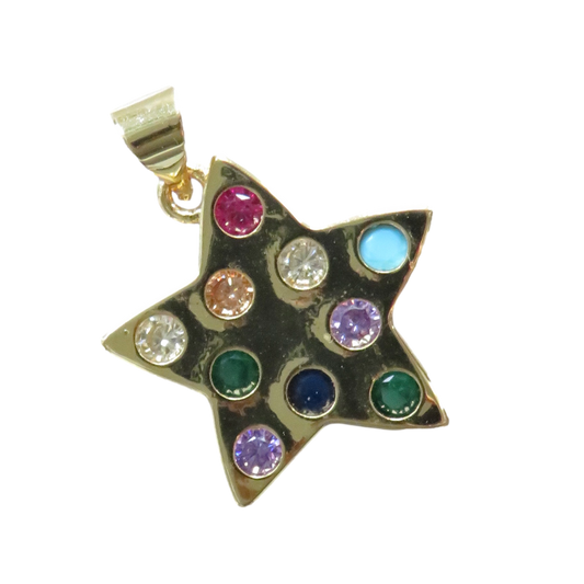 Rainbow Star Charm