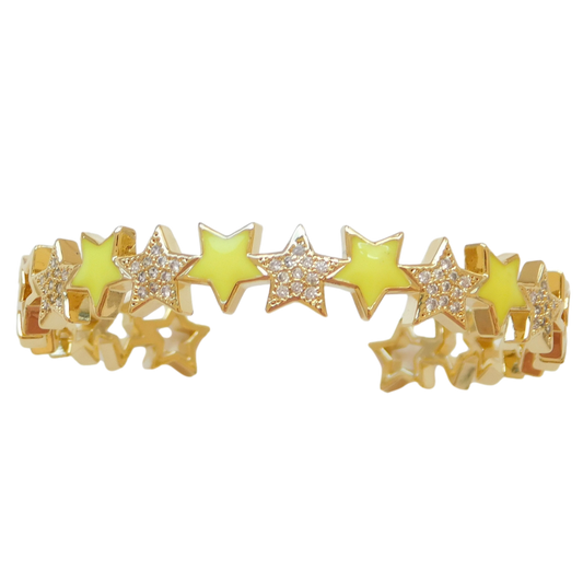Enamel Star Bangles