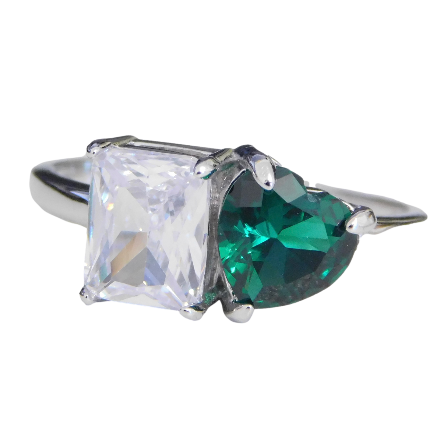 Two Stone Gem Ring