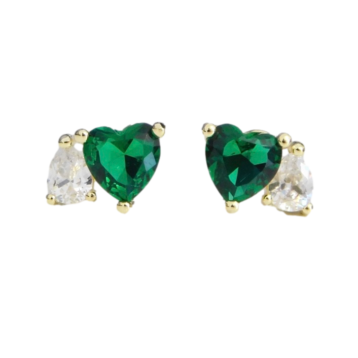 Mini Two Stone Studs