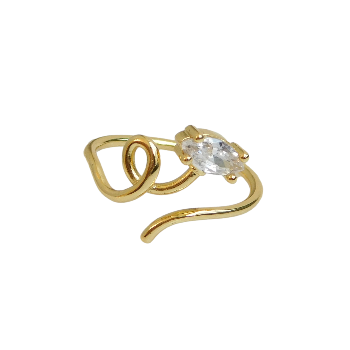 Twist Stone Ring
